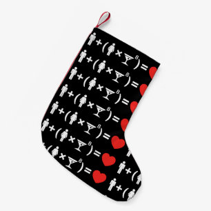 Petite Chaussette De Noël L'équation d'amour pour les femmes
