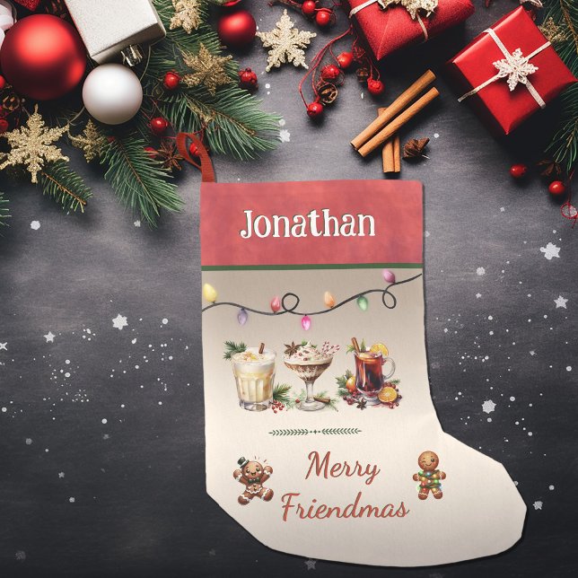 Petite Chaussette De Noël Les amis Noël (Créateur téléchargé)