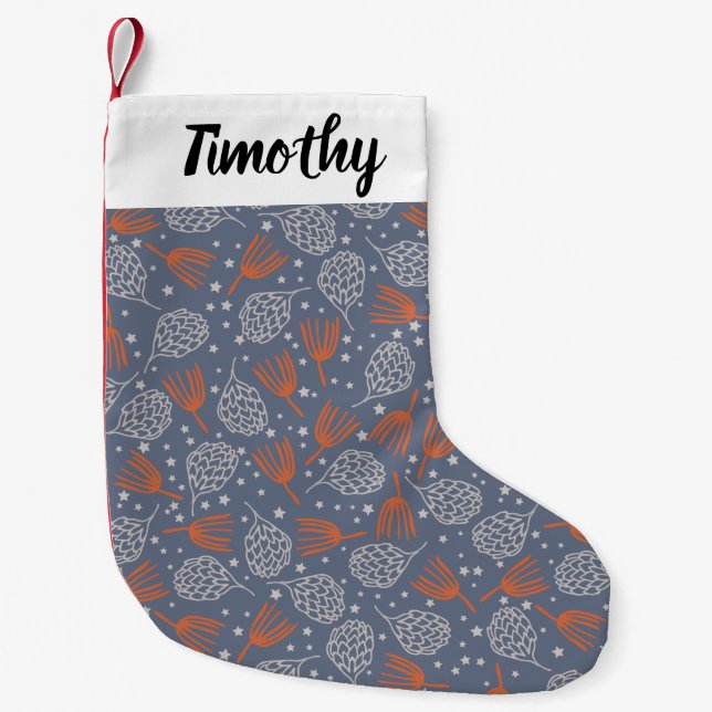 Petite Chaussette De Noël Les Boughs et les Pine (Devant)