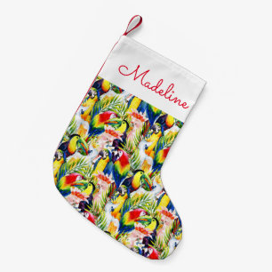 Petite Chaussette De Noël Les perroquets et les palmettes ajoutent votre