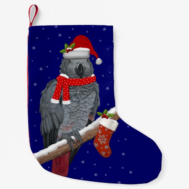 Petite Chaussette De Noël Les plumes des festivités Le réveil de Noël (Devant)