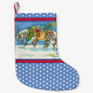 PETITE CHAUSSETTE DE NOËL LES PONIES CHINCOTEAGUES RENTRENT CHEZ ELLES POUR