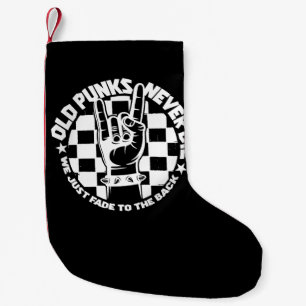 Petite Chaussette De Noël Les vieux PUNKS ne meurent jamais légende de