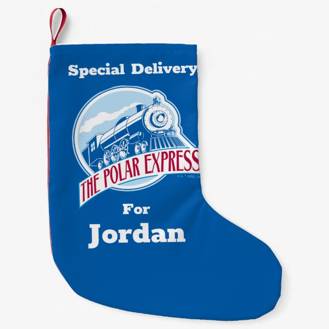 Petite Chaussette De Noël L'Express polaire | Insigne de train (Devant)