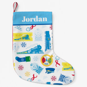 Petite Chaussette De Noël L'Express polaire   Motif d'icône de Noël