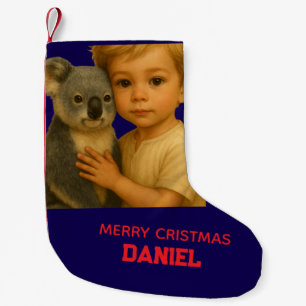Petite Chaussette De Noël Lien de la nature sauvage et de l'innocence (Koala