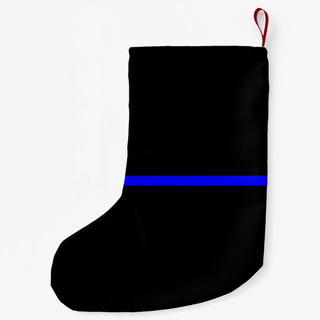 Petite Chaussette De Noël L'instruction Symbolic Thin Blue Line (Dos)