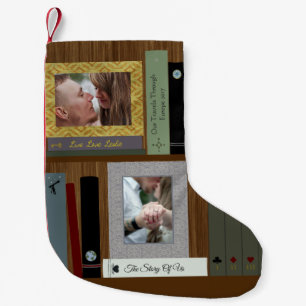Petite Chaussette De Noël Livre romantique Étagère livre Louvain Personnalis