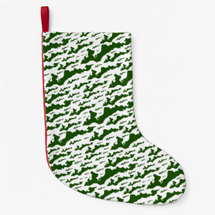 Petite Chaussette De Noël Logo de l'île des Pêcheurs Classiques - Stockage d