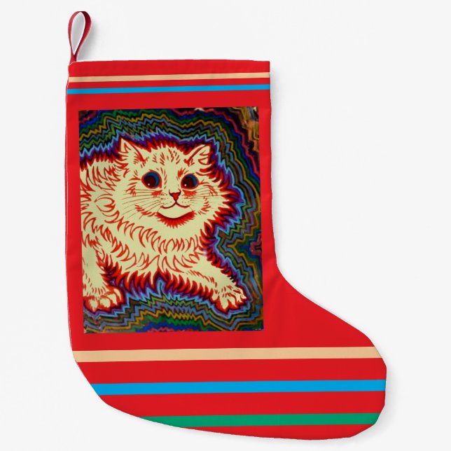 Petite Chaussette De Noël Louis Wain, Electric Cat (Devant)