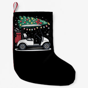 Petite Chaussette De Noël Lumières de sapin de Noël de chariot de golf Xmas 