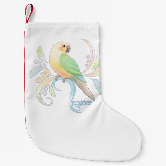 Petite Chaussette De Noël Lune - Jouer Conure (Devant)