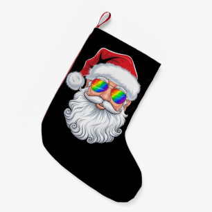 Petite Chaussette De Noël Lunettes de soleil gay visage de Noël Xmas LGBTQ