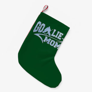 Petite Chaussette De Noël Maman Gardien de But de Hockey Queue Athlétique
