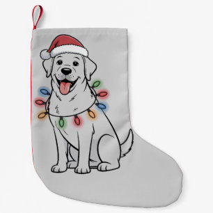 Petite Chaussette De Noël Maman Labrador Retriever amoureuse de chien de Noë