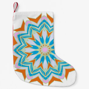 Petite Chaussette De Noël mandala vintage, mandala floral. Mandala oriental.