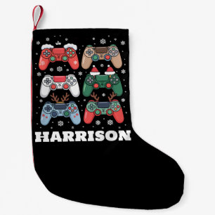 Petite Chaussette De Noël Manette de jeu personnalisée Santa pour joueur Noë