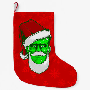 Petite Chaussette De Noël mauvais Noël père Noël frankenstein monstre neige