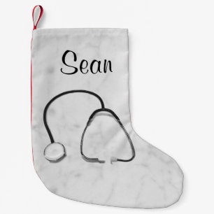 Petite Chaussette De Noël Médecins stéthoscopiques Infirmières Stationnement