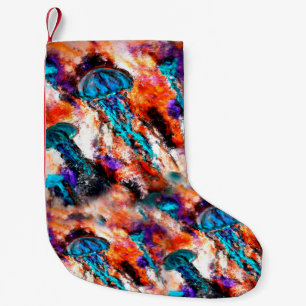 Petite Chaussette De Noël Méduse saute