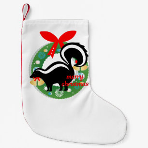 Petite Chaussette De Noël merry noël skunk stocking