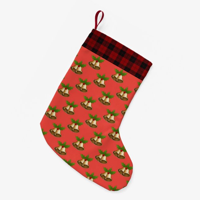 PETITE CHAUSSETTE DE NOËL MERRY XMAS BELLS (Devant (Accrochage))