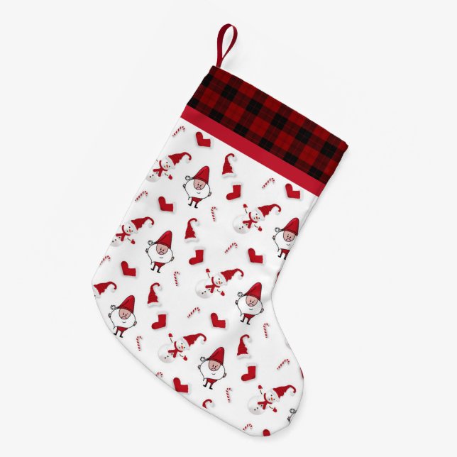 PETITE CHAUSSETTE DE NOËL MERRY XMAS PÈRE NOËL (Devant (Accrochage))