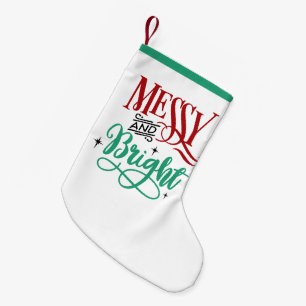 Petite Chaussette De Noël Messet brillant   Funny Festive Christmas Pun
