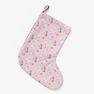 Petite Chaussette De Noël mignonne licorne magique princesse fille anniversa