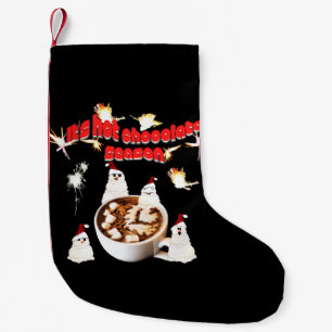 Petite Chaussette De Noël Mikitiez blackfriday snowman hotchocolat rouge