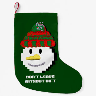 Petite Chaussette De Noël Mikitiez bonhomme de neige hiver merveilleux pixle