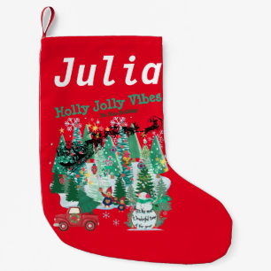 Petite Chaussette De Noël Mikitiez classe whitechristmas lumière jollyholly