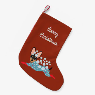 Petite Chaussette De Noël Mini bas espiègle de Joyeux Noël de Pin