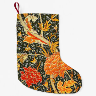 Petite Chaussette De Noël Modèle floral vintage William Morris Cray