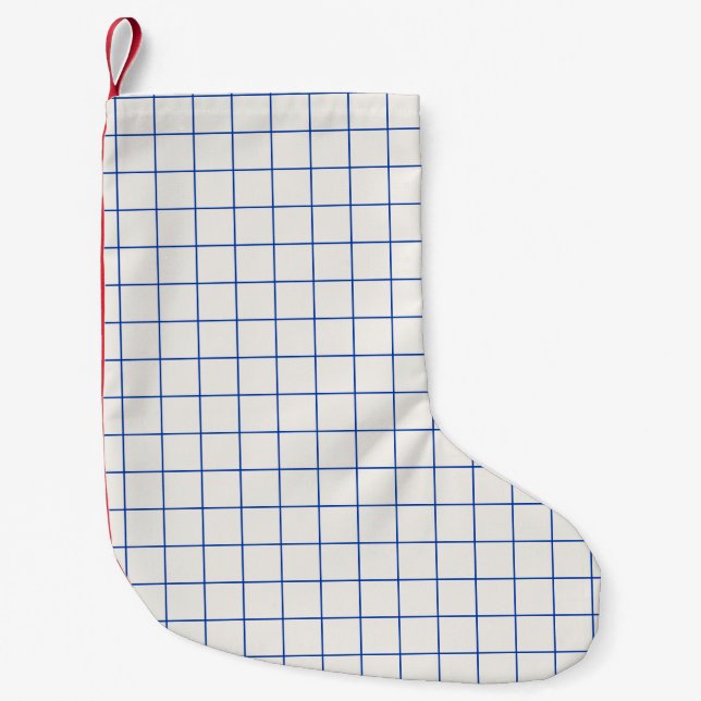 Petite Chaussette De Noël Modern geometric abstract pattern design with simp (Devant)