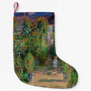 Petite Chaussette De Noël Monet Garden Vetheuil Impressionim Peinture