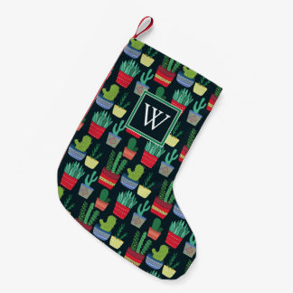 Petite Chaussette De Noël Monogramme | Une foule de Cactus