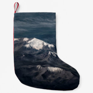 PETITE CHAUSSETTE DE NOËL MONTAGNES GLACIÈRES EN JOURNÉE