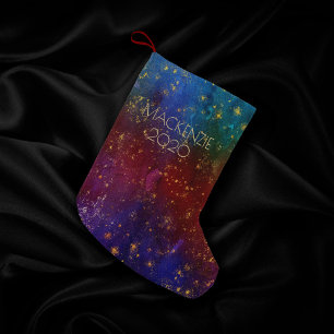 Petite Chaussette De Noël Moody Ombre Psychedelic Grunge Stardust personna