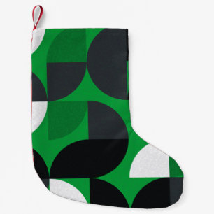 Petite Chaussette De Noël Motif avec triangles de couleur aléatoire Générati