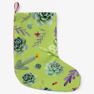 Petite Chaussette De Noël Motif Cactus 6