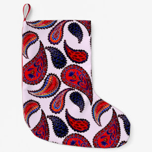 Petite Chaussette De Noël Motif créatif sans couture avec cachemire dessiné