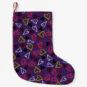 Petite Chaussette De Noël Motif de coeur 32