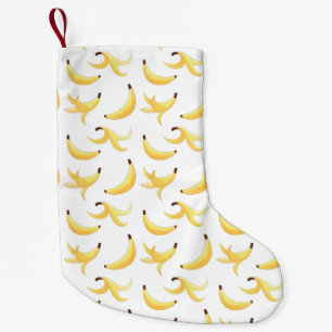 Petite Chaussette De Noël Motif de fête drôle de jeu de mots sur la banane,