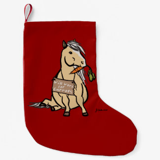 Petite Chaussette De Noël Motif des Blue Galloping Horses de la Marine