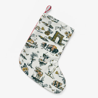 Petite Chaussette De Noël Motif faunique du parc national Yellowstone