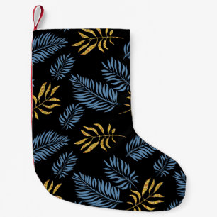 Petite Chaussette De Noël Motif feuille 17