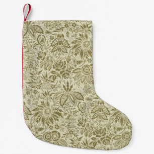 Petite Chaussette De Noël Motif floral Antique Damask Paisley