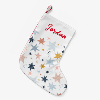 Petite Chaussette De Noël Motif Fun Star