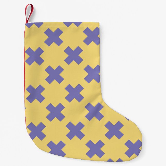 Petite Chaussette De Noël Motif géométrique 18 (Devant)